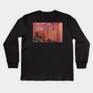 Texture and Grace ~ Capitol Reef, Utah USA Kids Long Sleeve T-Shirt